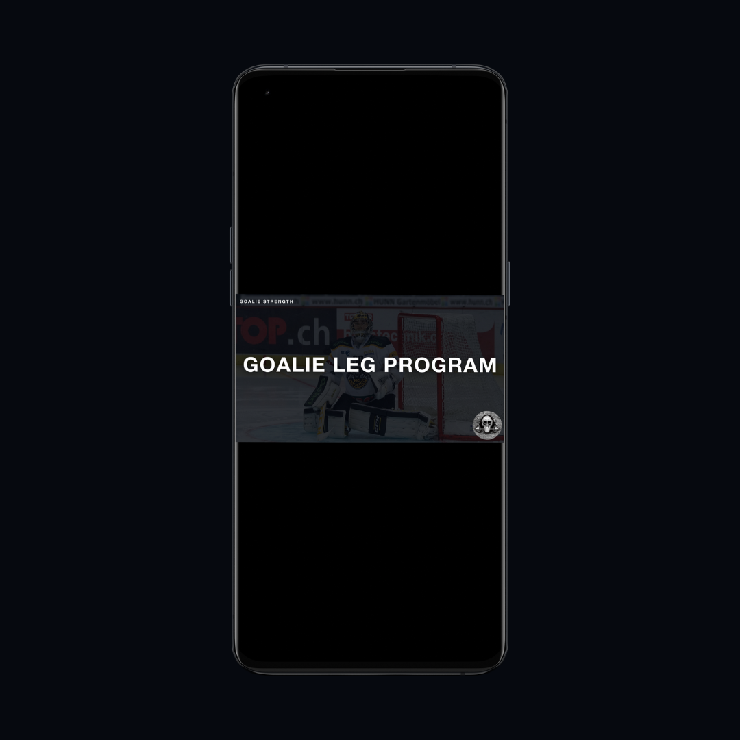 Goalie Leg Program
