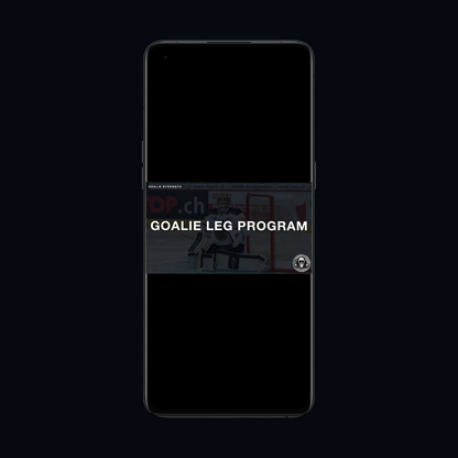 Goalie Leg Program - Strength and Mobility